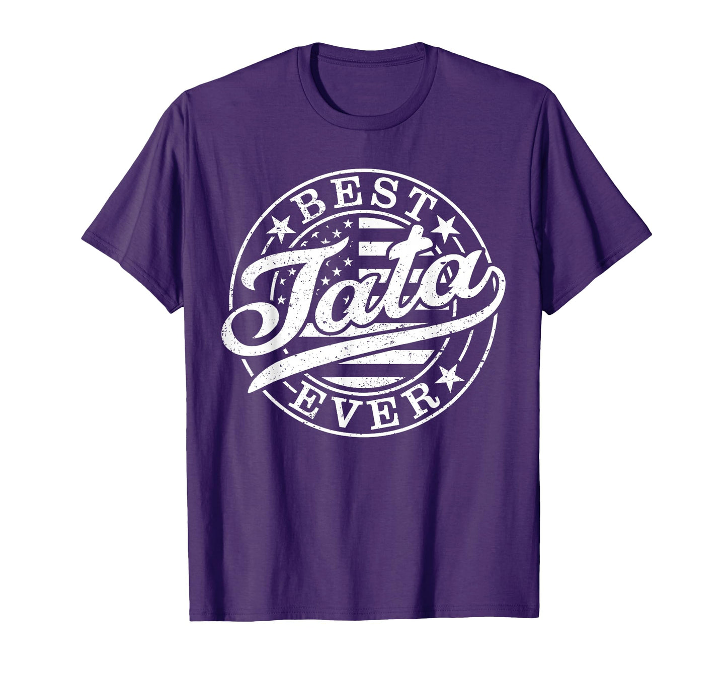 Best Tata Ever Father's Day American US Flag T-Shirt