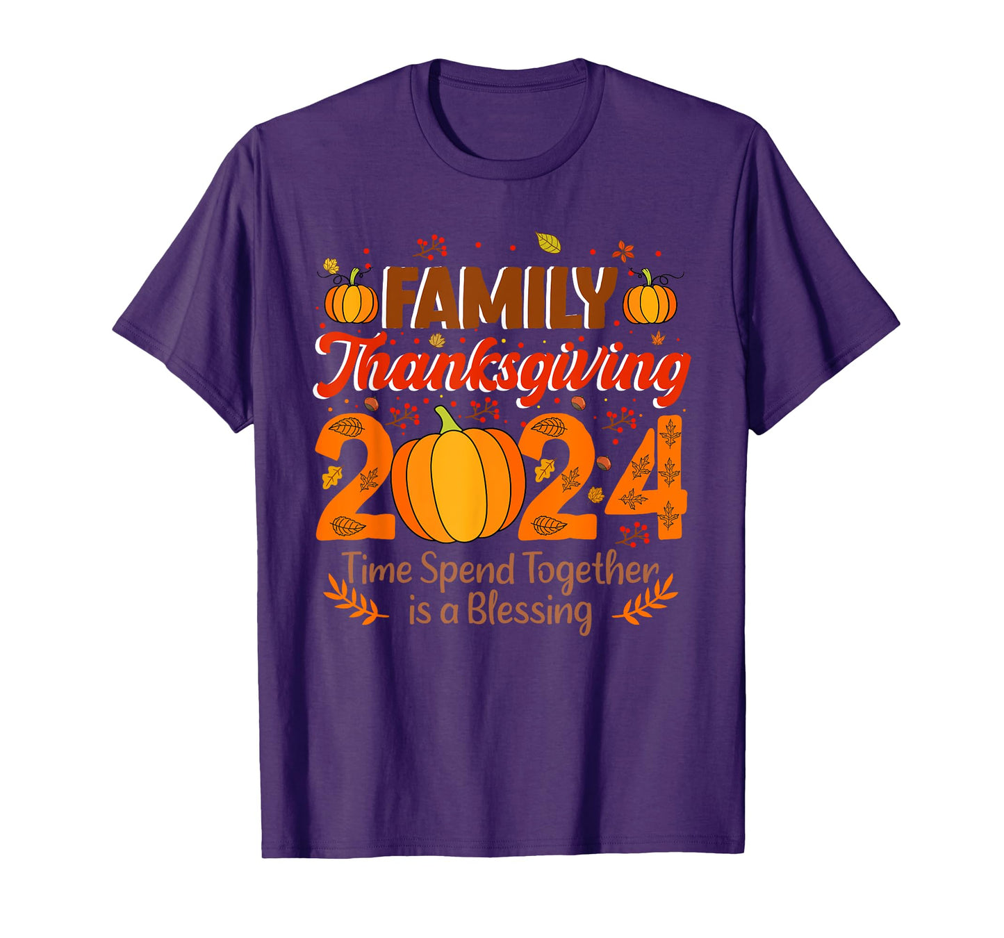 Thanksgiving Turkey Men women Kids Family Thanksgiving 2024 T-Shirt