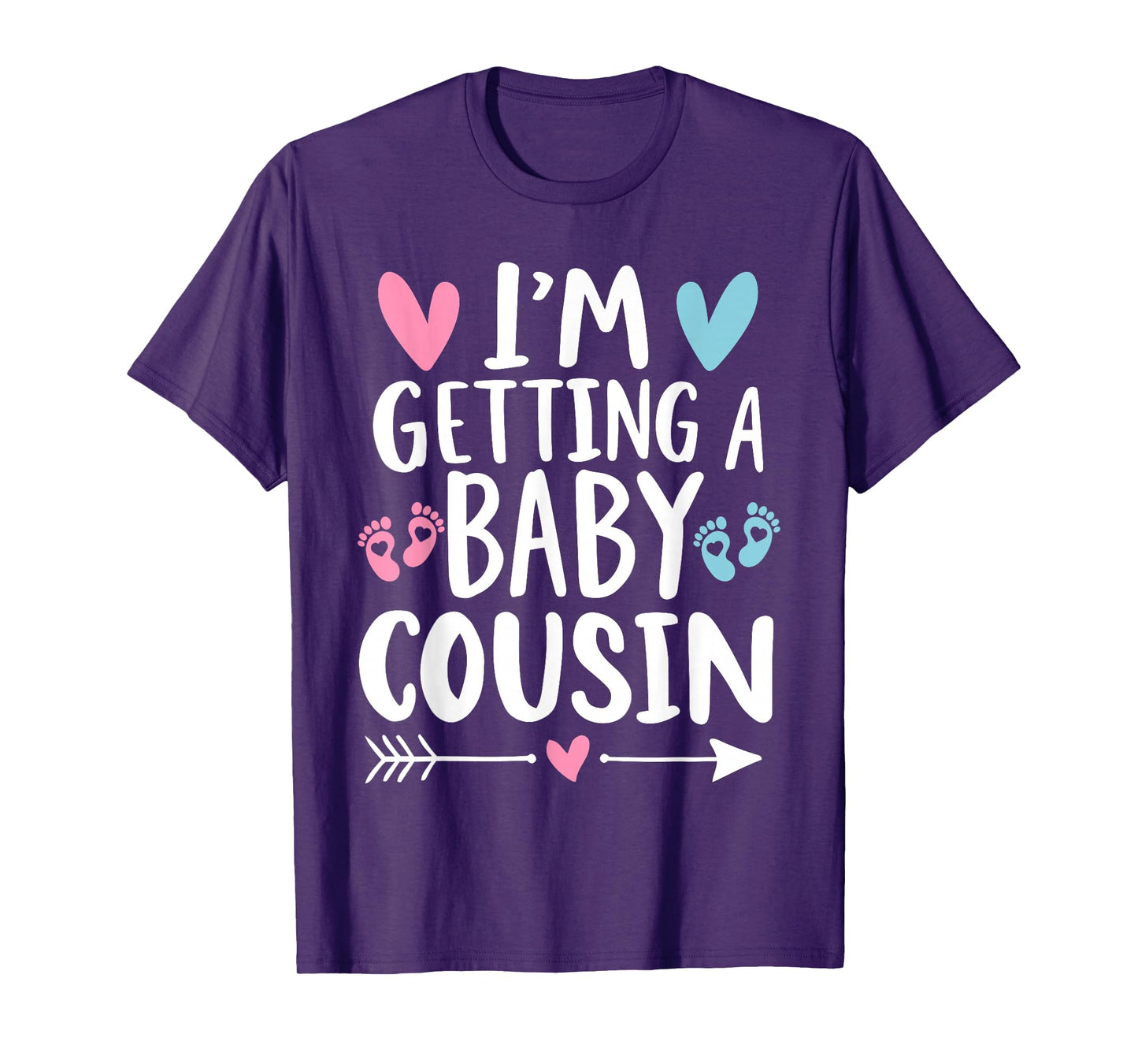 I'm Getting A Baby Cousin Cute Baby Pregnancy Announcement T-Shirt