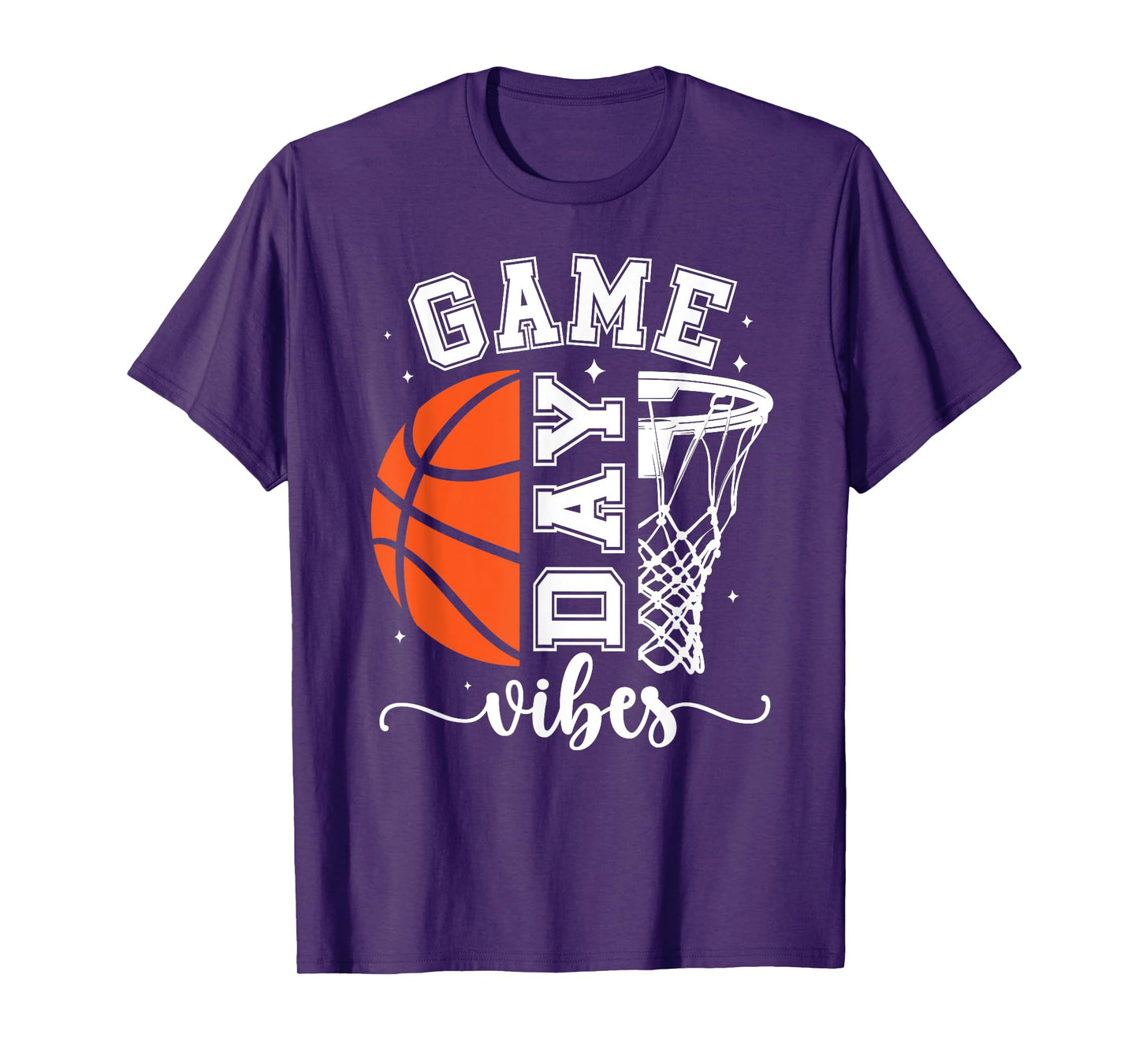 Basketball Game Day Vibes Game Day Basketball T-Shirt