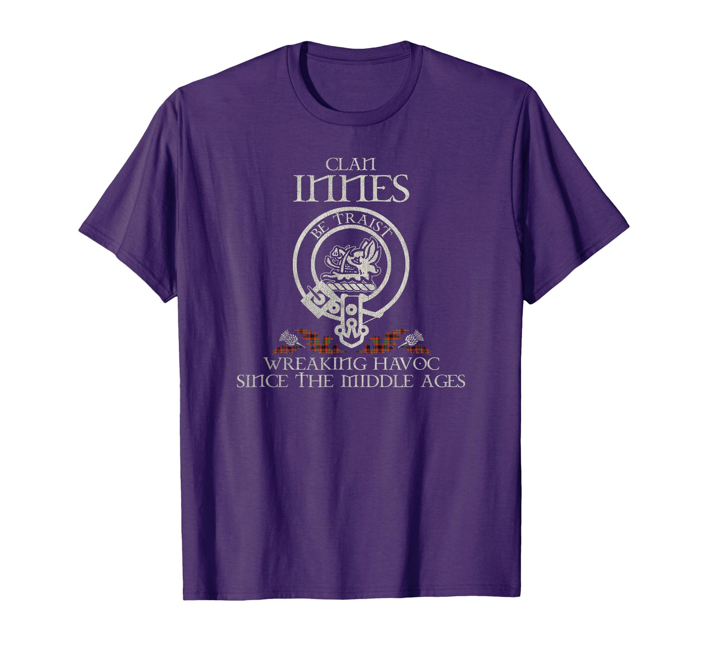 Clan Innes Crest, Surname, Scottish Heritage Vintage T-Shirt