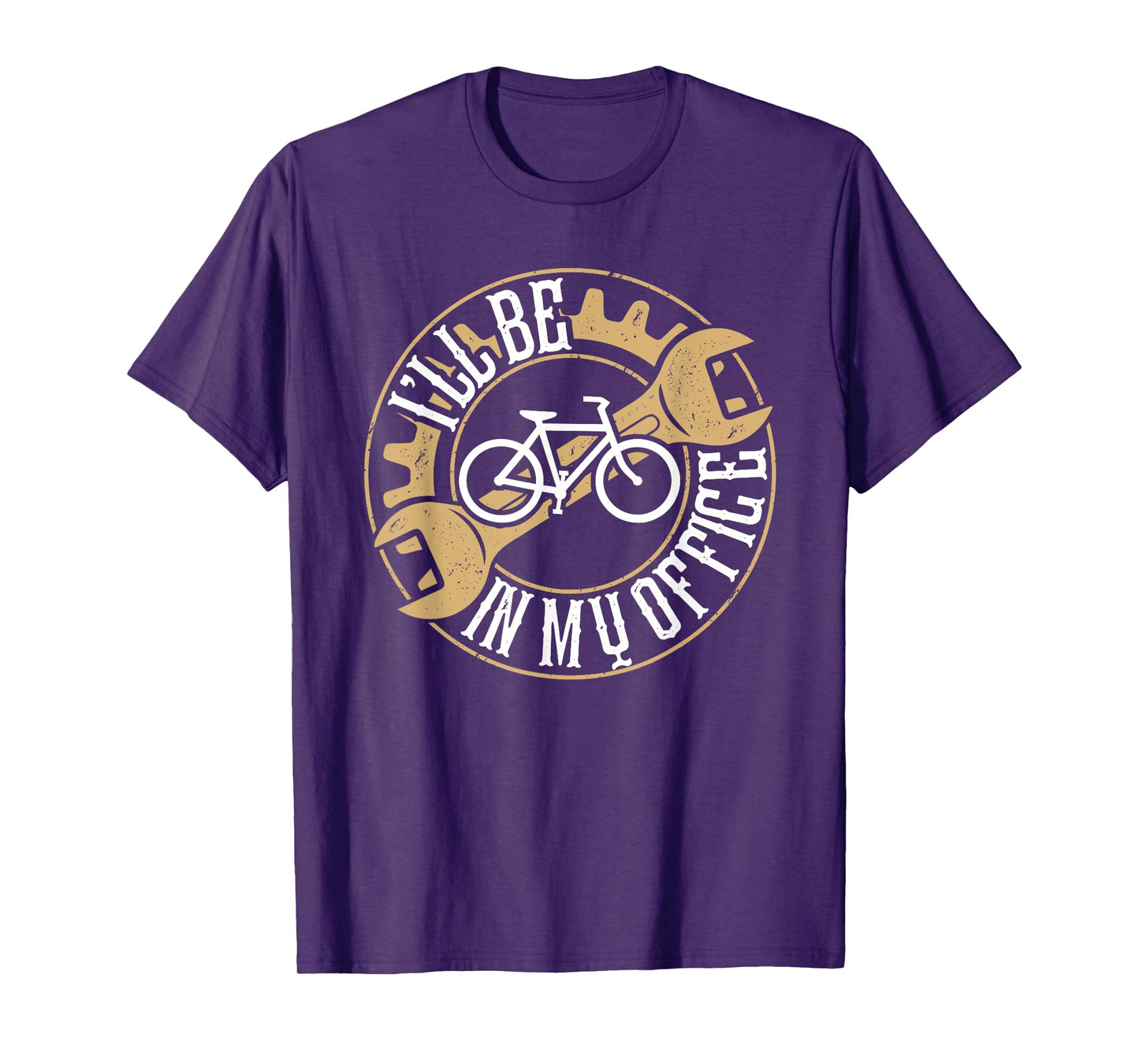 Funny I'll be in my office Bike Mechanic Dad Fathers Day T-Shirt