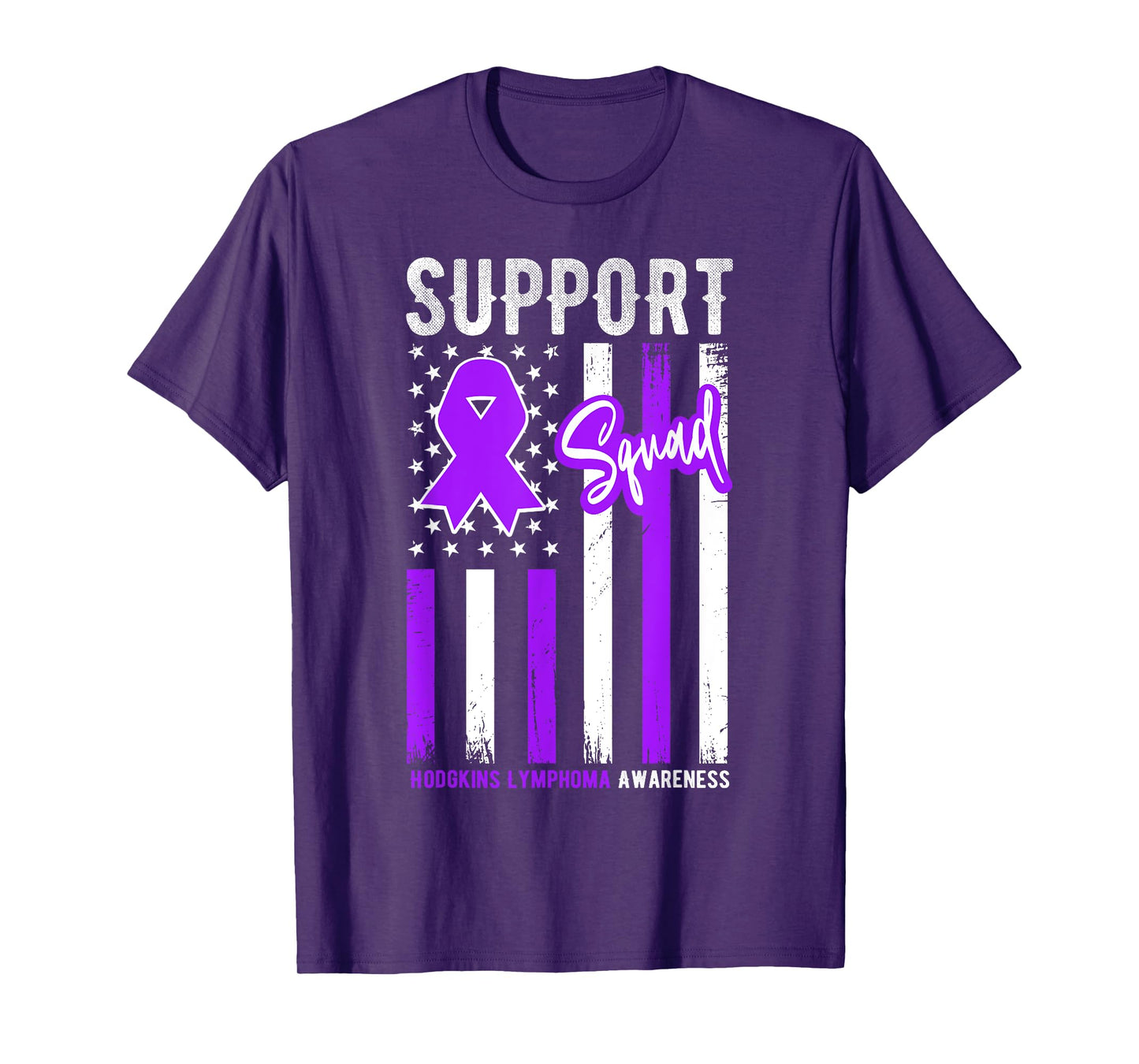 Support Squad Hodgkin's Lymphoma Cancer Disease Awareness T-Shirt