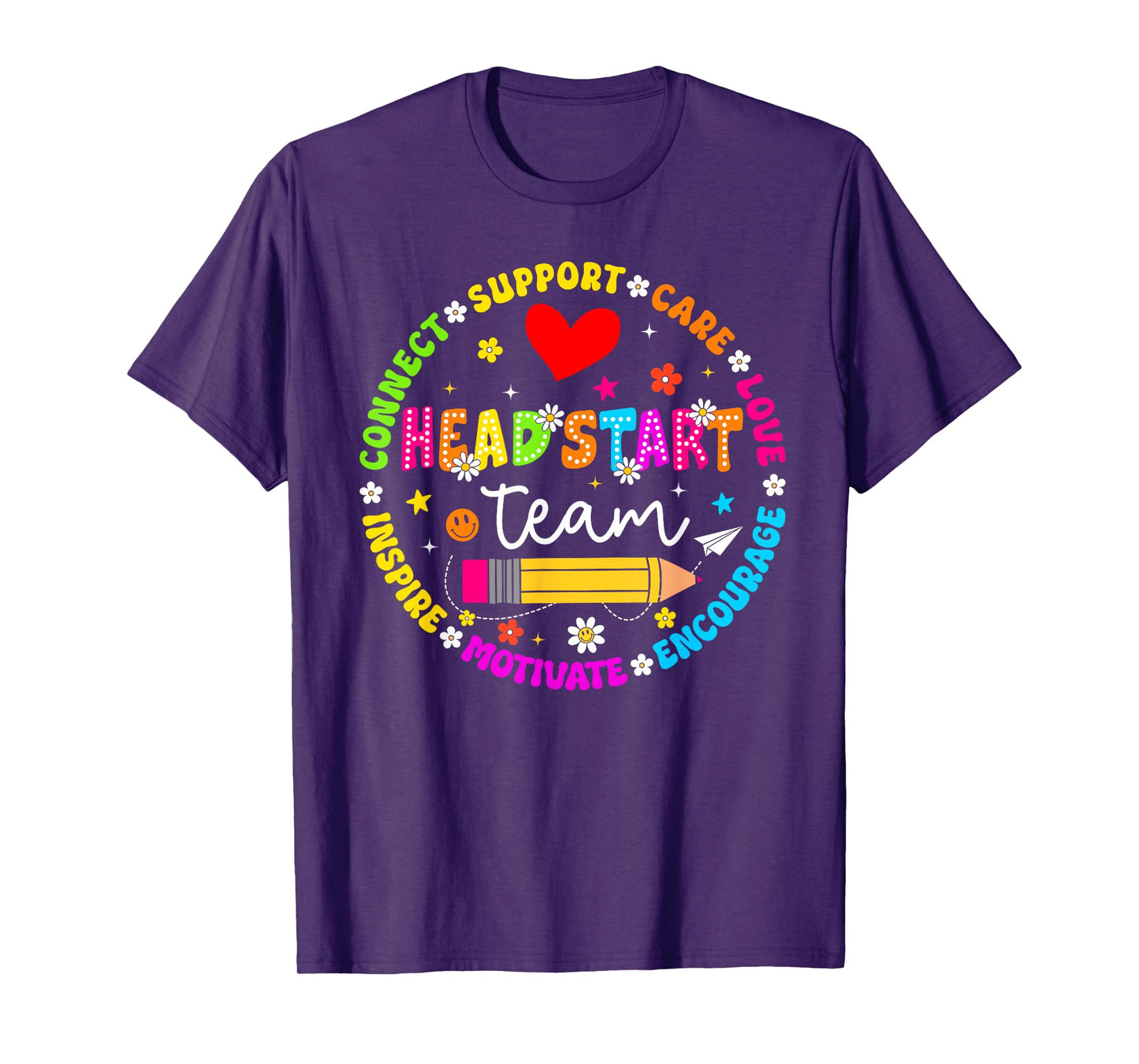 Head Start Team Homeschool Teacher Headstart Back To School T-Shirt