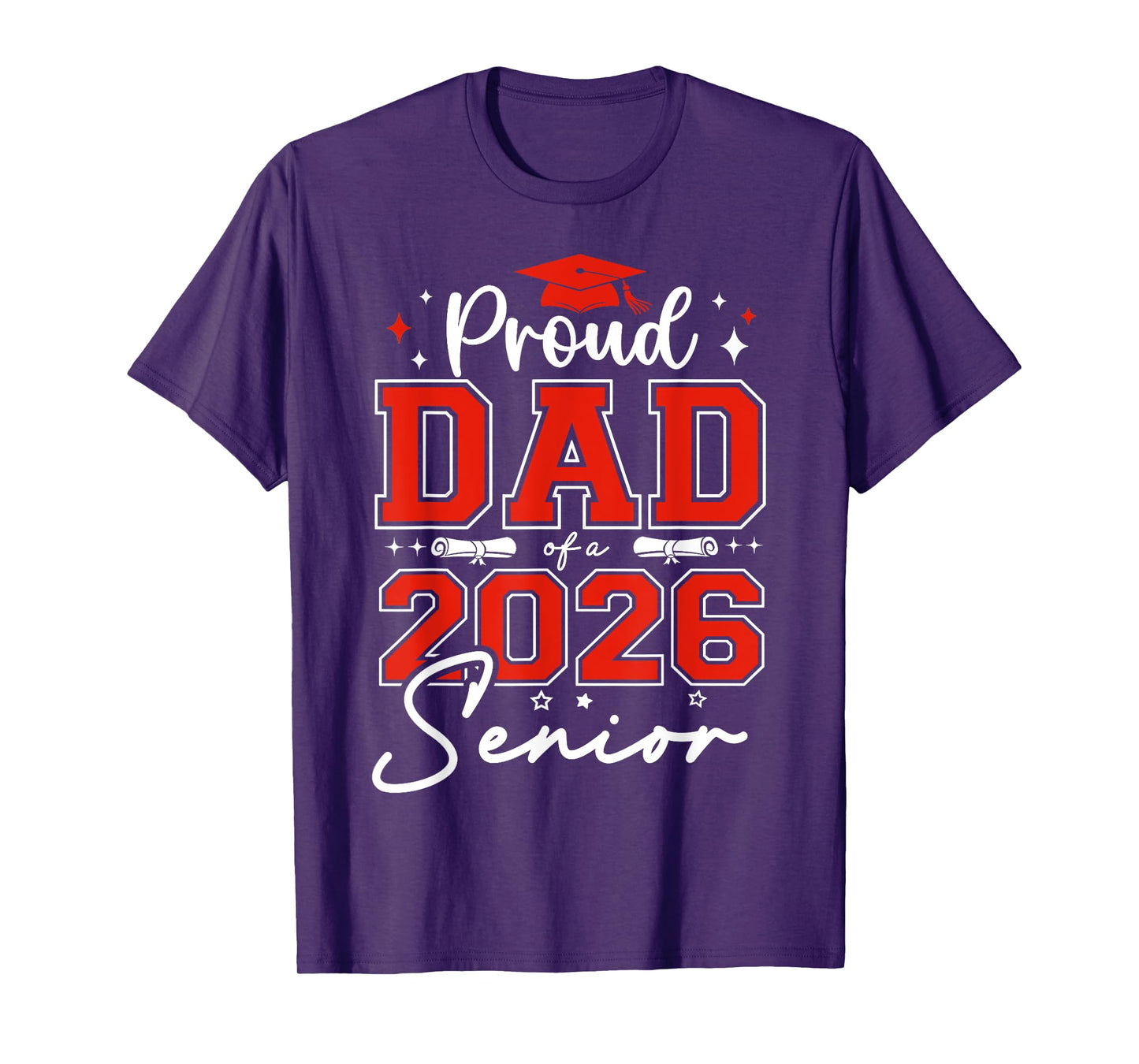 Senior 2026 Proud Dad of a 2026 Senior Graduate Graduation T-Shirt