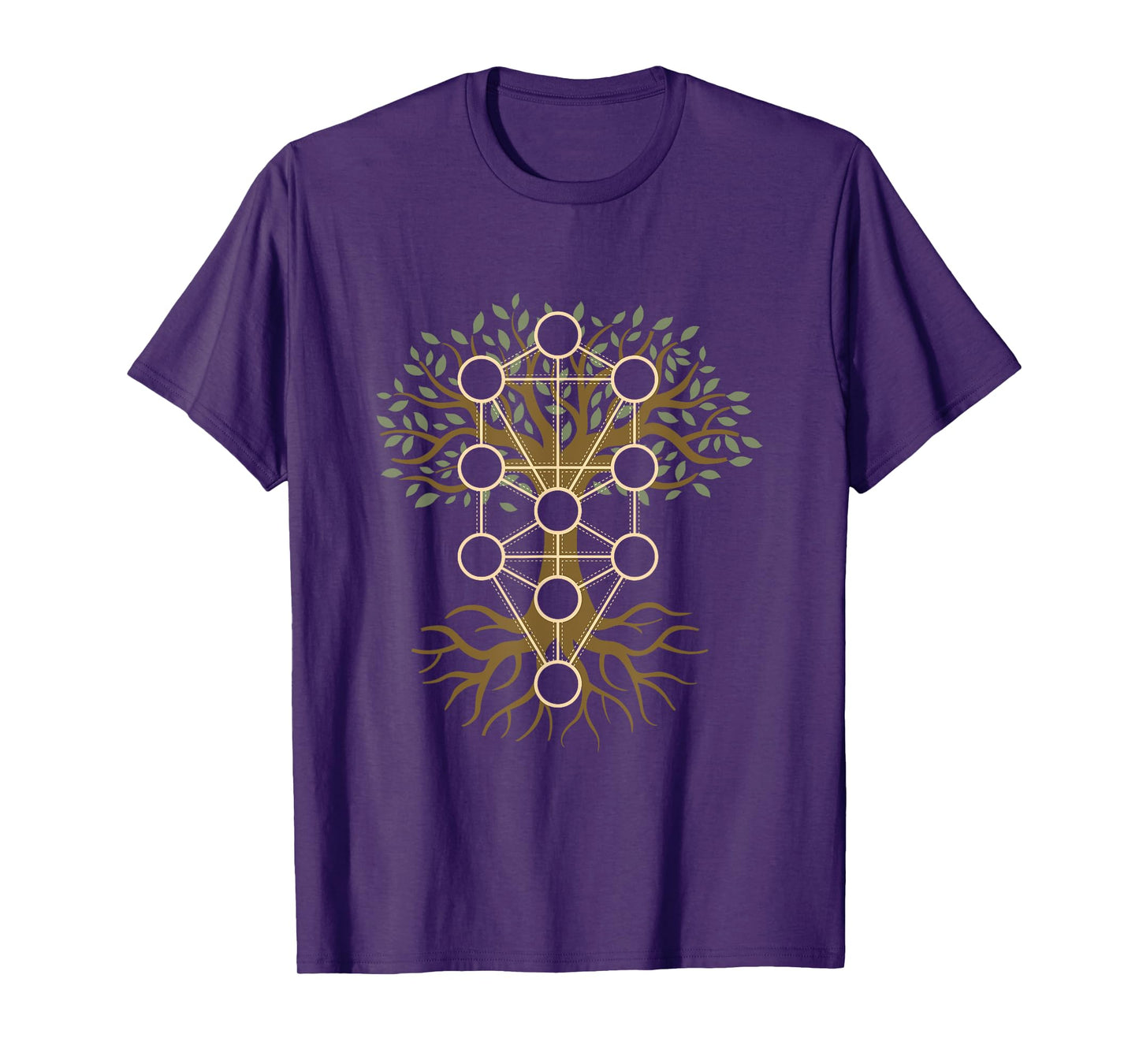 Kabbalah Tree of Life Esoteric Symbol Apparel T-Shirt
