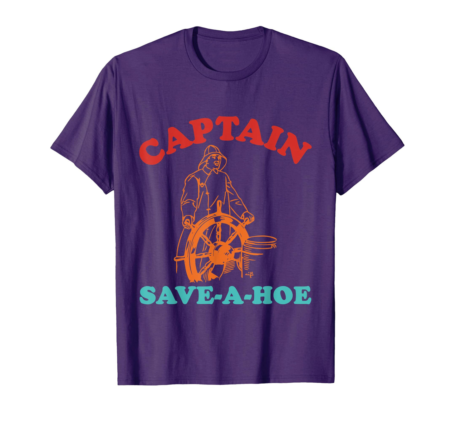 Captain Save-A-Hoe Vintage Design T-Shirt