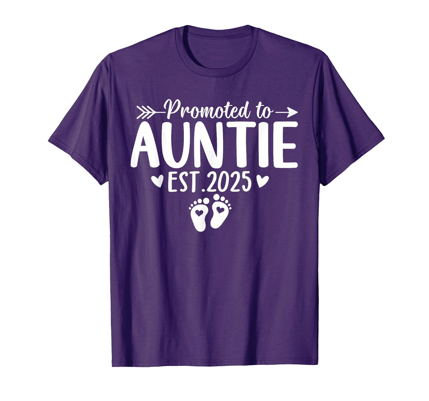 Promoted to Auntie Est 2025 Soon To Be New Aunt Baby Reveal T-Shirt