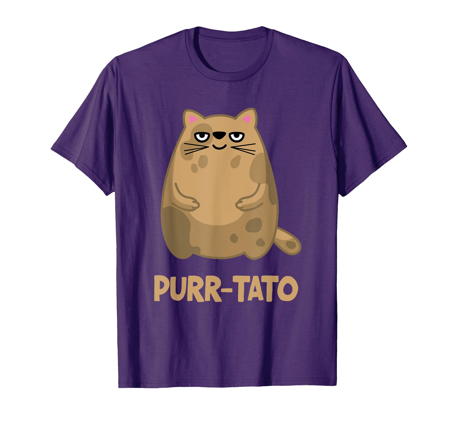 Purrtato Cat Potato Cat Lover Idaho Potatoes T-Shirt for Men Women Kids