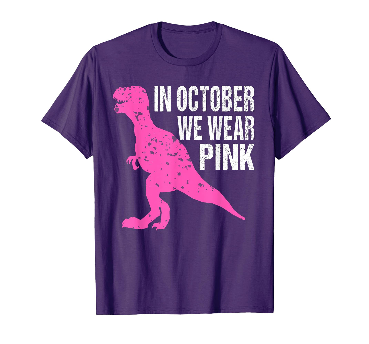 In October We Wear Pink Breast Cancer Awareness Kids Boys T-Shirt