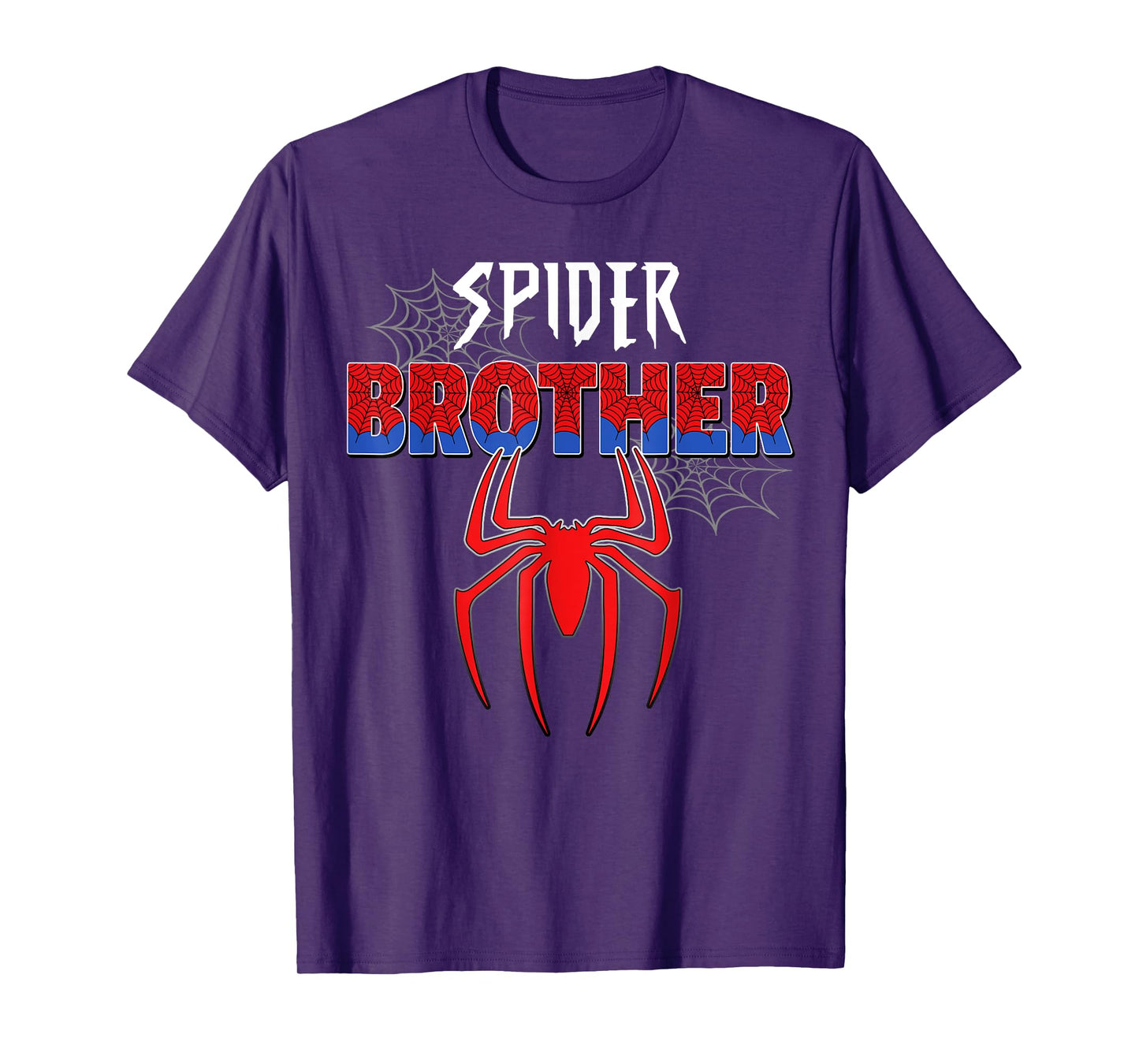 Birthday Party Spider Outfit Spider Brother Kids Boys T-Shirt