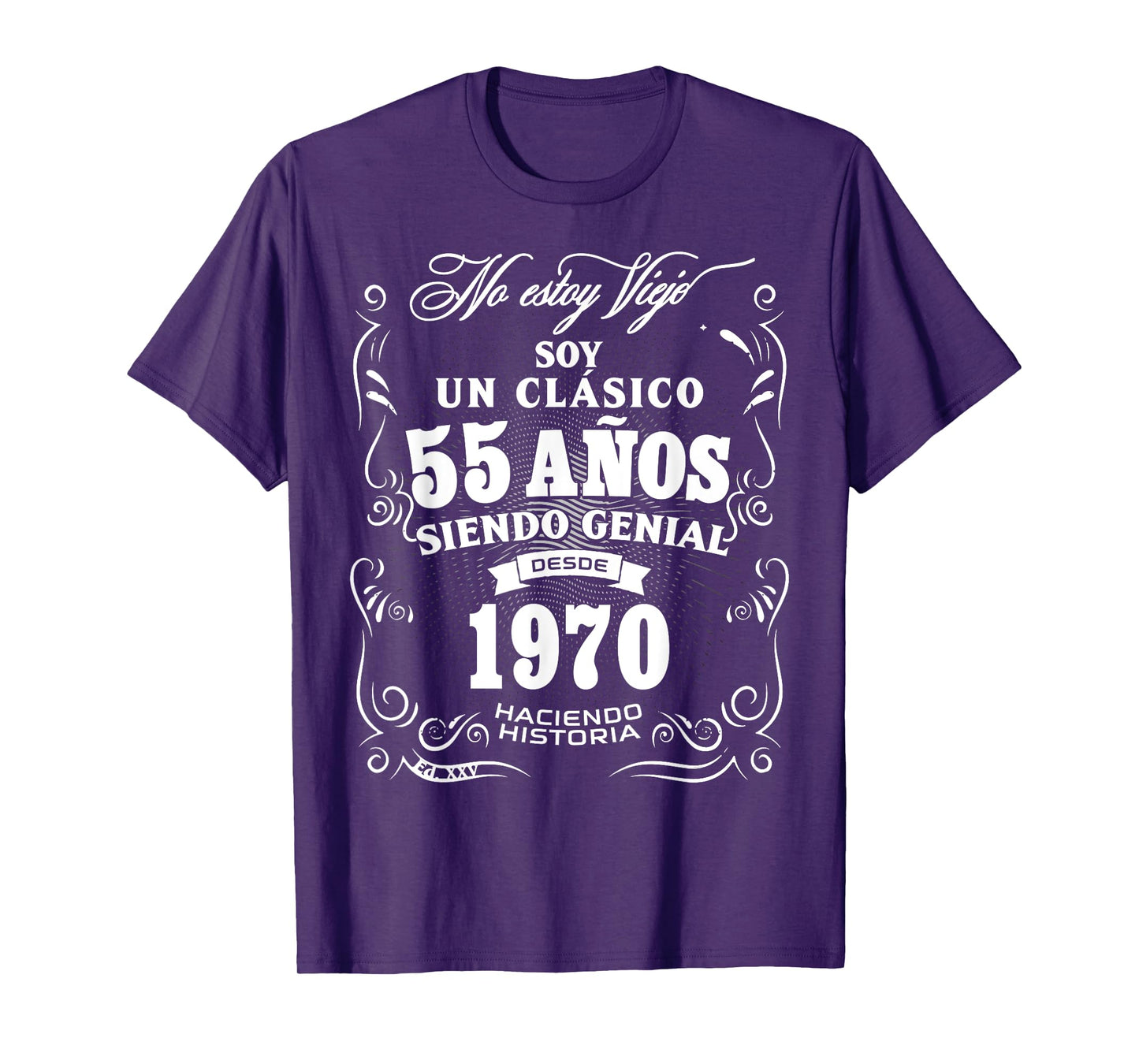 55th Birthday gift for Men in Spanish Regalo cumpleanos 55 T-Shirt