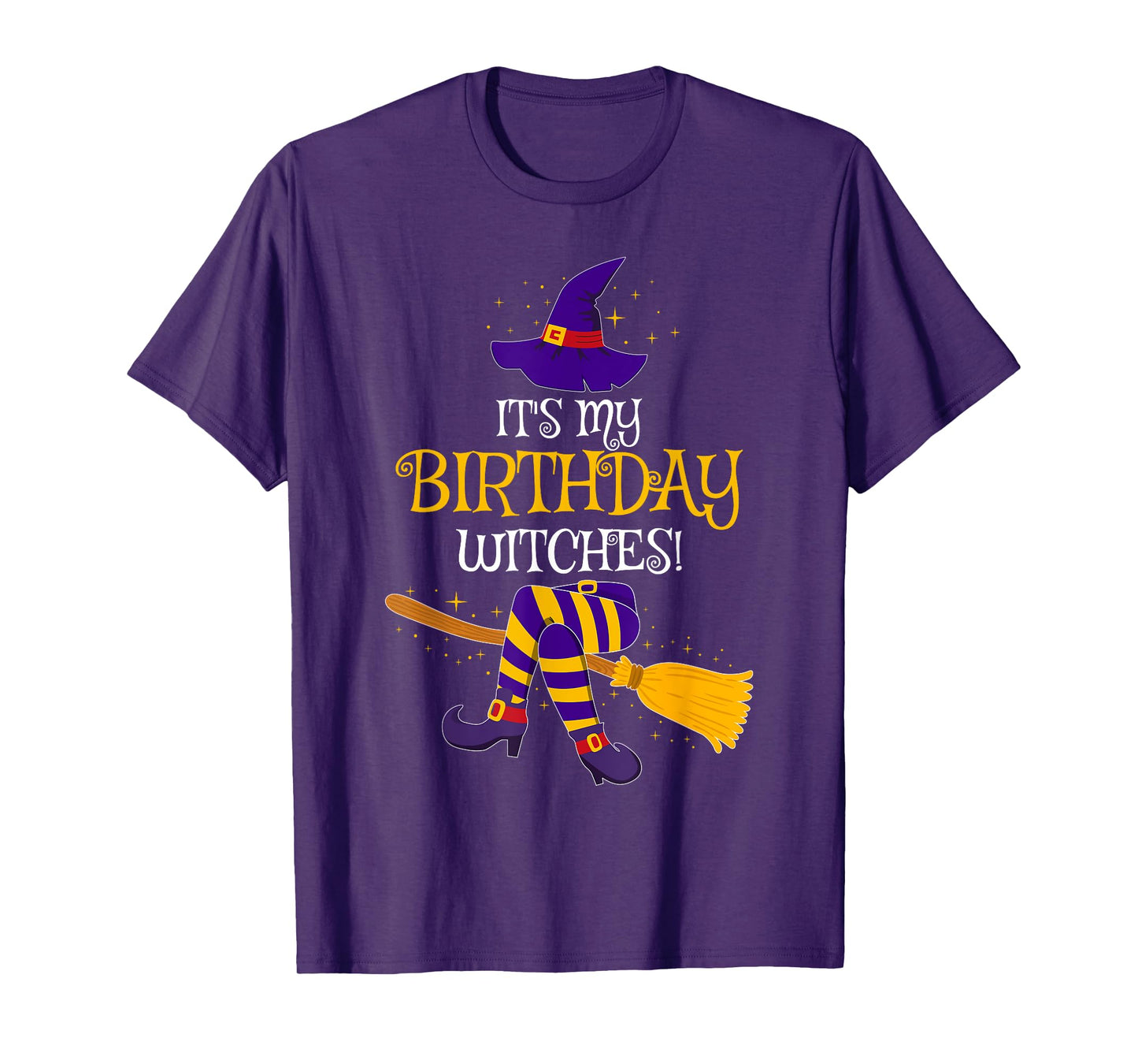 It's My Birthday Witches! Family Matching Costume Halloween T-Shirt