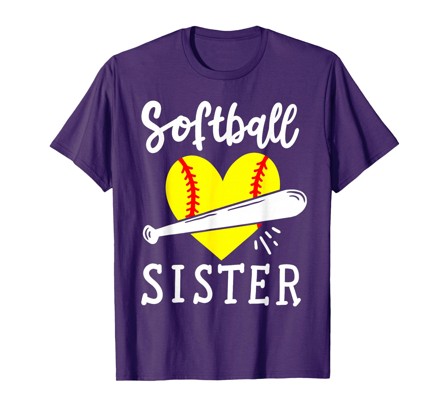 Softball Sister Softball Player T-Shirt