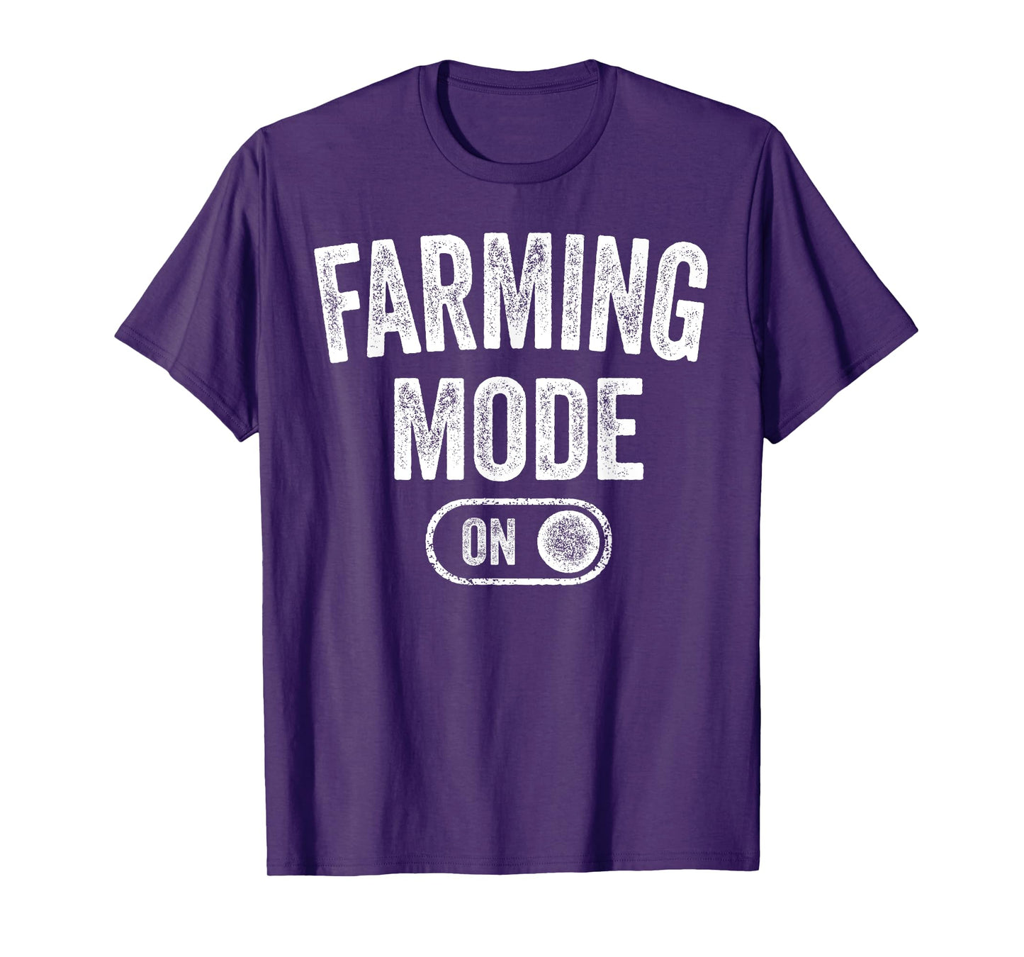 Farming Mode On Funny Farmer Gift Rancher Cowboy Cowgirl T-Shirt