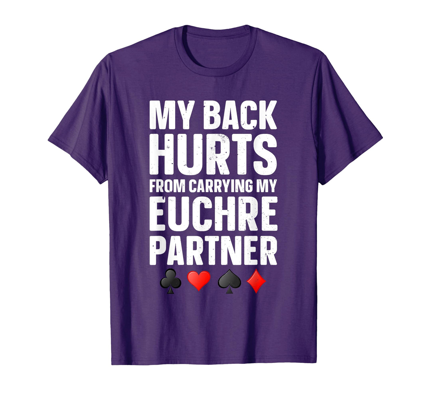 Funny Euchre Art for Men Women Euchre Partner Euchre Player T-Shirt