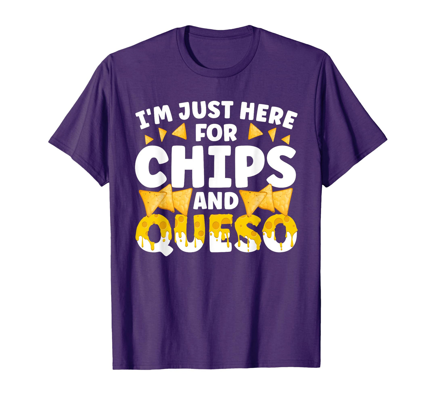 Cool Queso Art For Men Women Cheese Dip Chips & Queso Lover T-Shirt