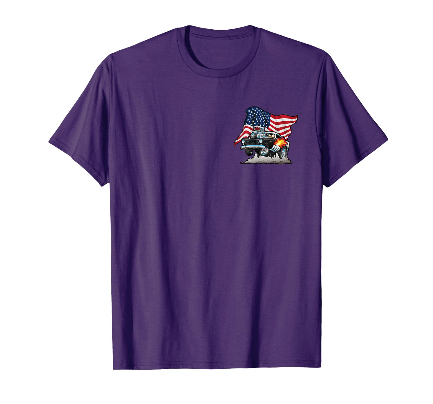 Car Crazy! Muscle Cars Classic Cars Hotrods Cartoon T-Shirt