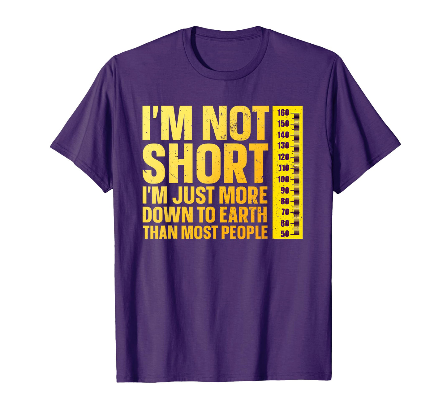 Funny Short People Art for Men Women Short People Short Girl T-Shirt