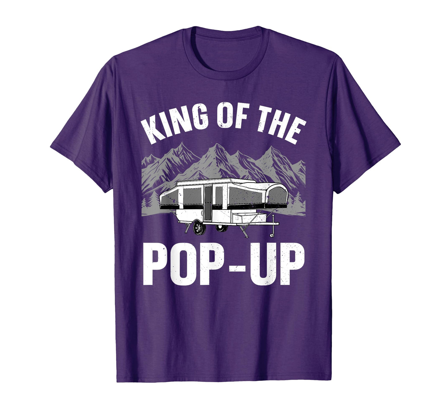 Funny Pop Up Camper Art For Men Dad Pop Up Trailer Camping T-Shirt