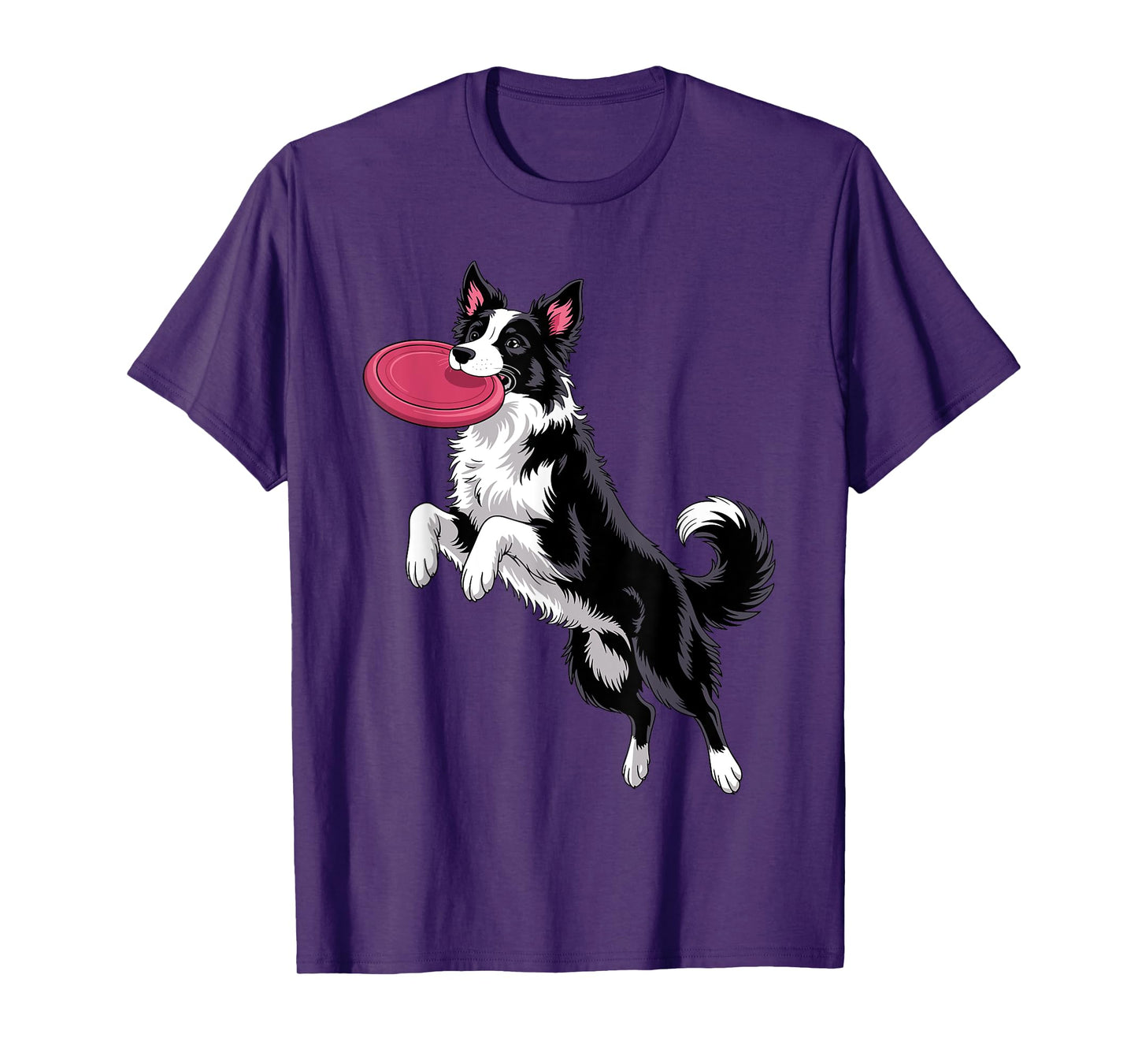Border Collie Art For Men Women Kids Border Collie Lover T-Shirt