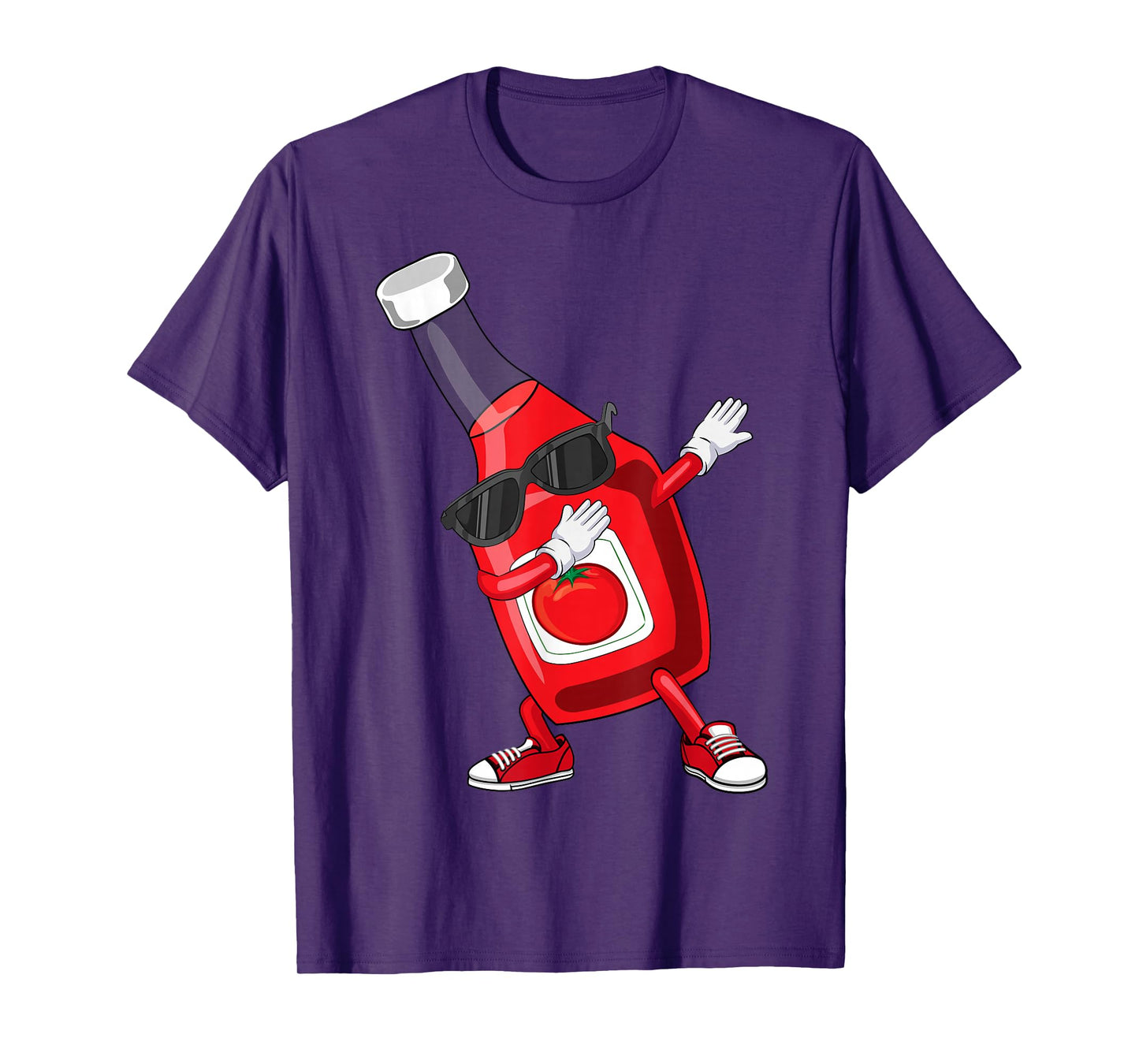 Dabbing Ketchup Art For Kid Boy Girl Men Women Ketchup Lover T-Shirt