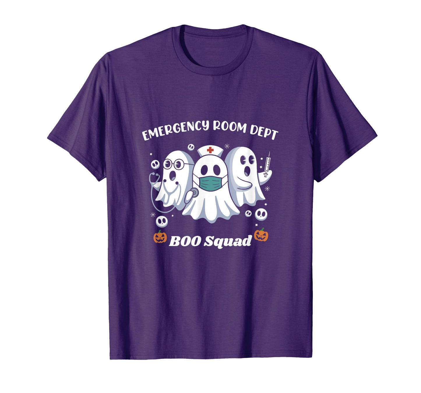Emergency Room Department ER Dept Halloween Crew Boo Squad T-Shirt
