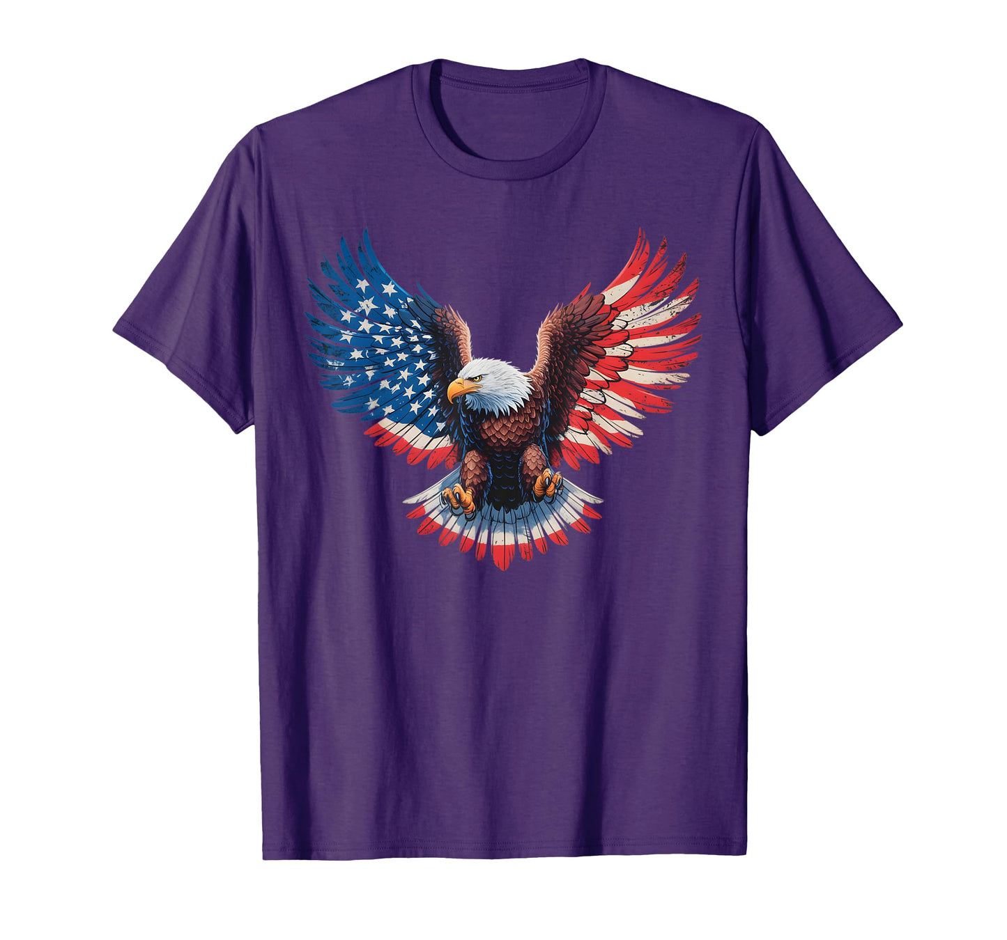 American Flag Bald Eagle Patriotic Pride 4th of July USA T-Shirt