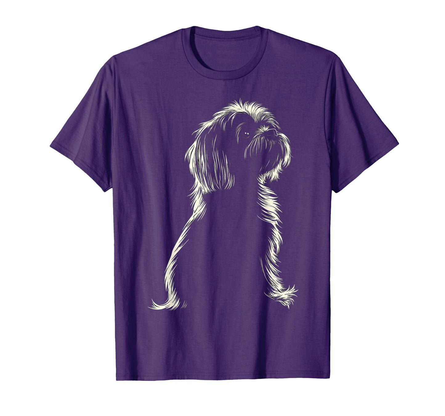 Lhasa Apso Dog Motif Pet Artwork Lhasa Apso Men Women Kids T-Shirt