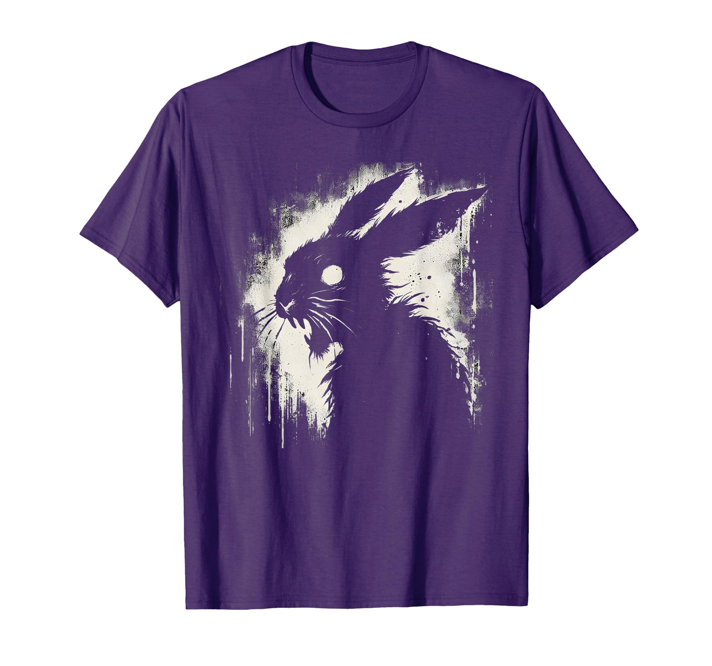 Creepy Goth Rabbit, Horror Bunny, Weirdcore Rabbit T-Shirt