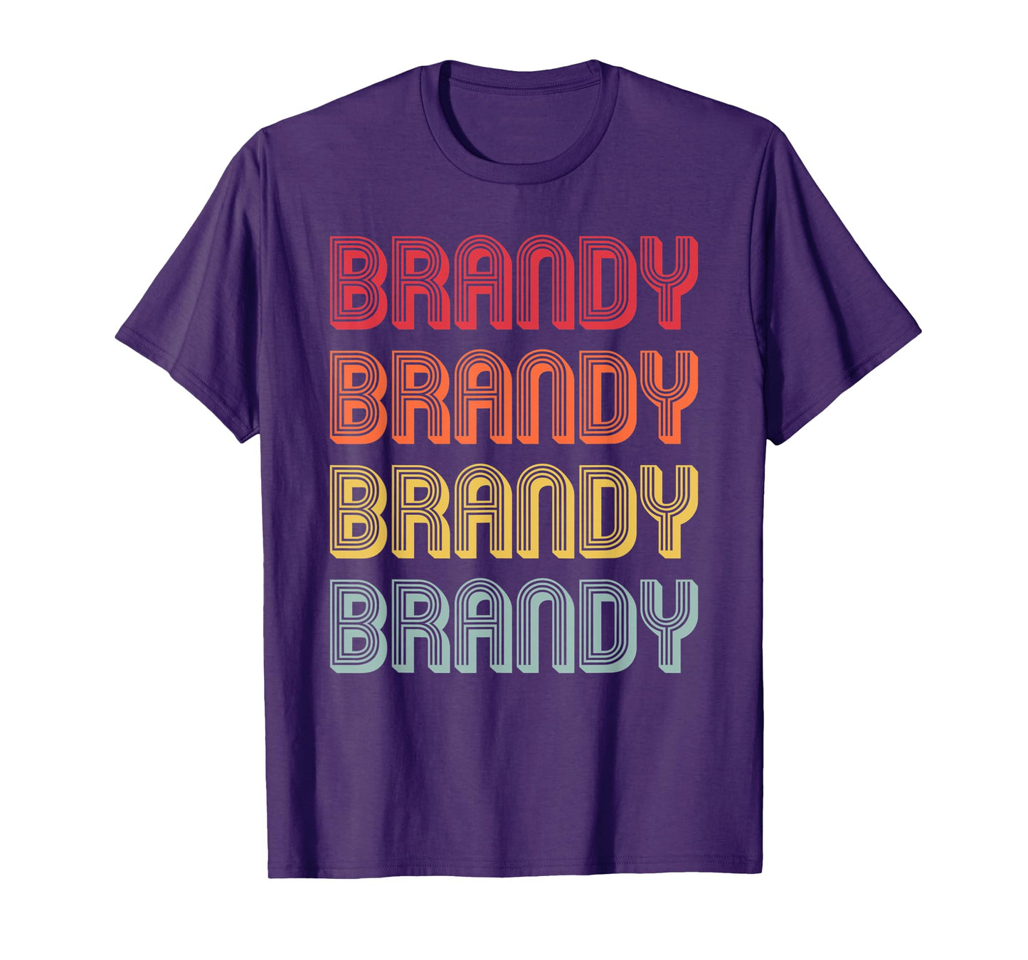 BRANDY Gift Name Personalized Retro Vintage 80s 90s Birthday T-Shirt