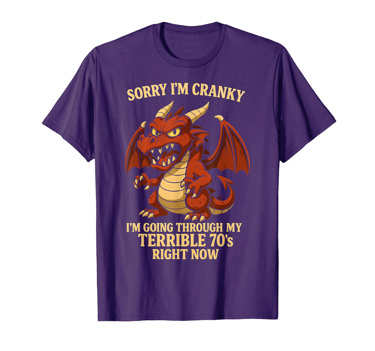 Sorry I'm Cranky I'm Going Through My Terrible 70's Now T-Shirt