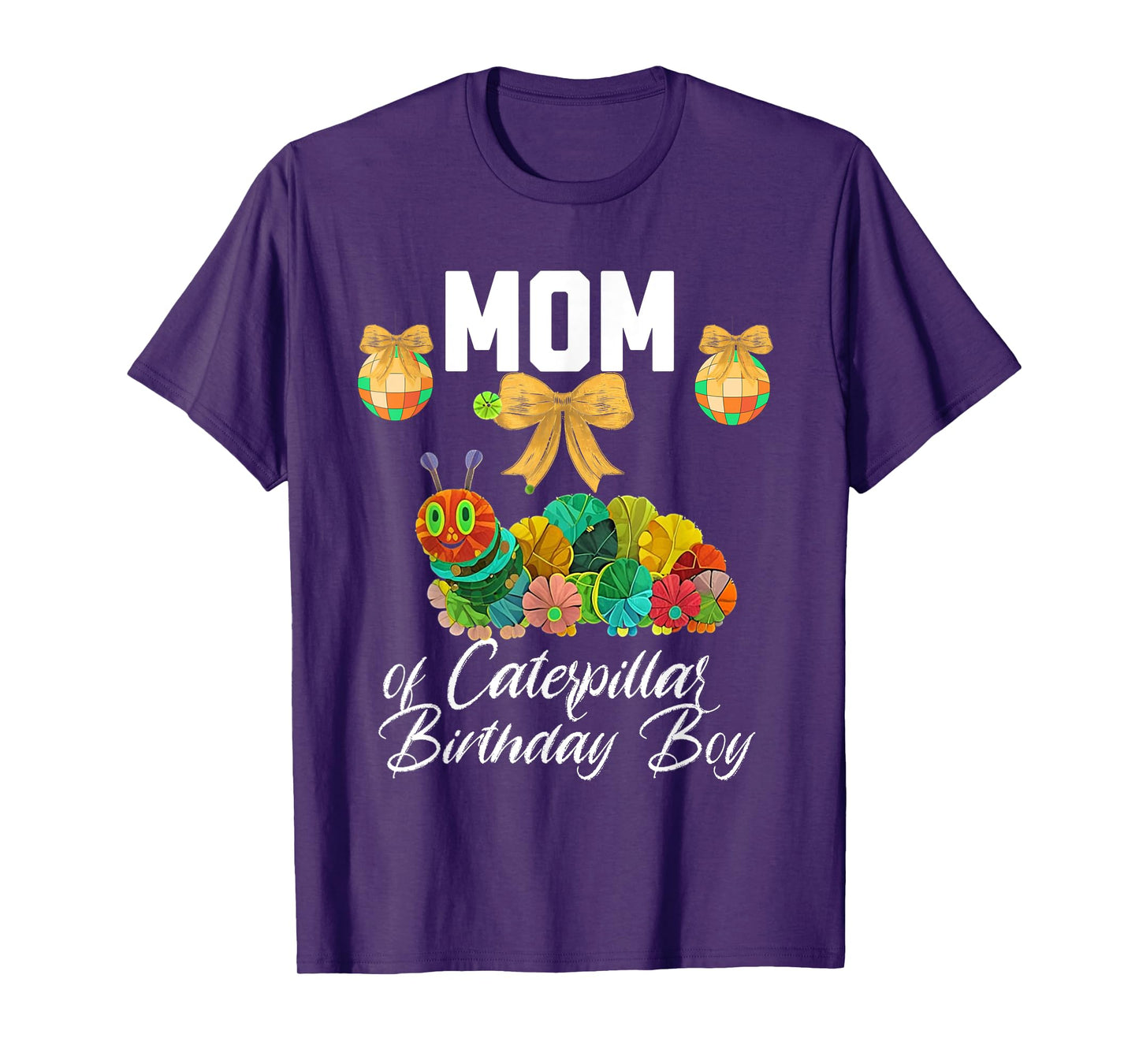Mom Of Caterpillar Birthday Boy, Family Matching Caterpillar T-Shirt