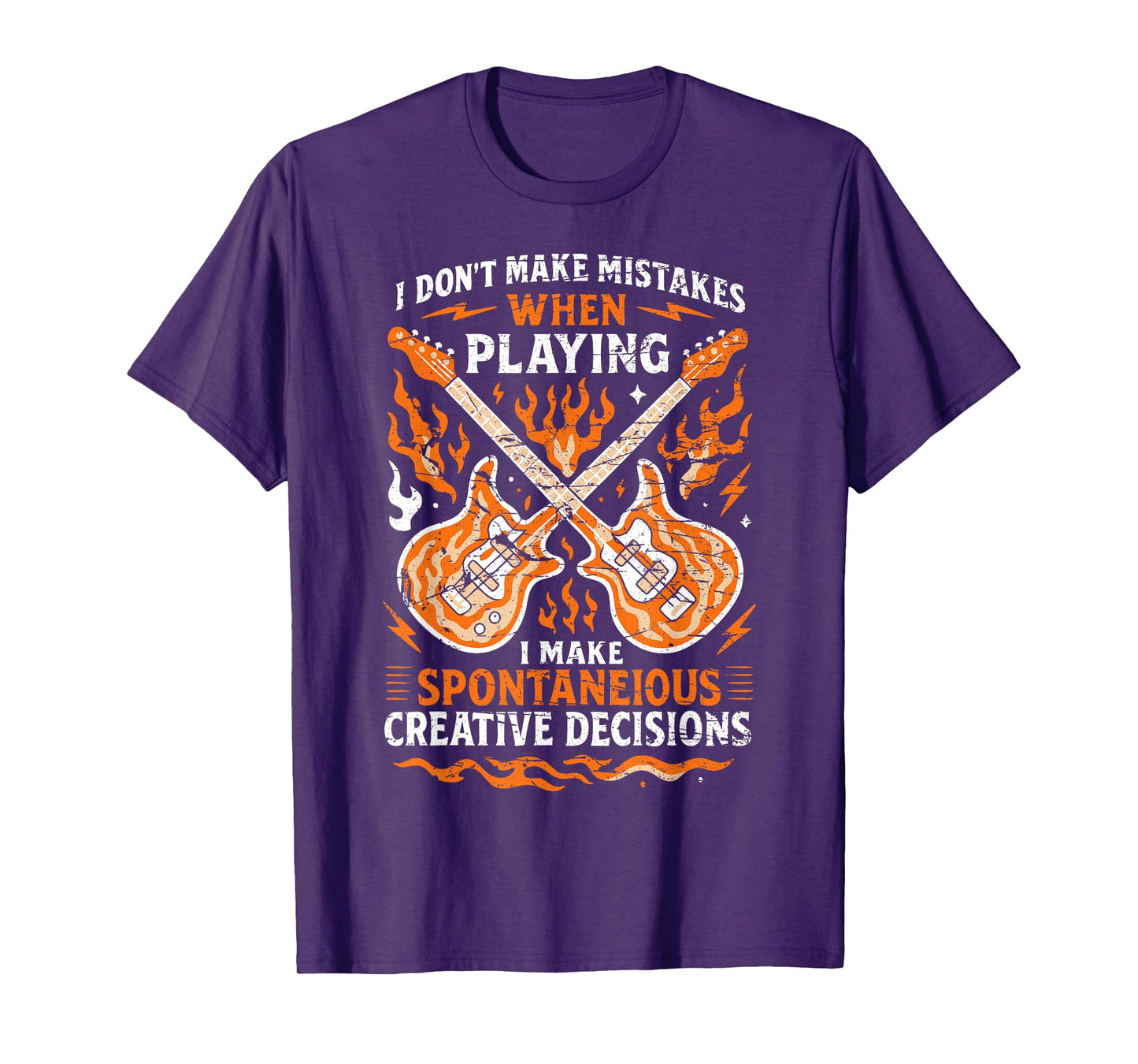 I Don't Make Mistakes Playing Bass - Bassist Bass Guitar T-Shirt