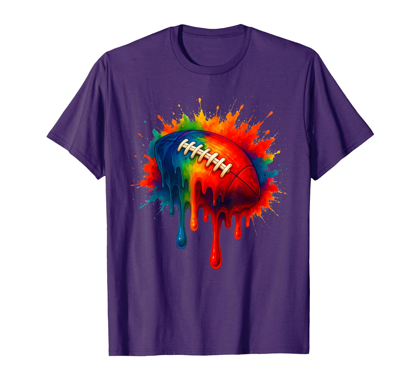 Retro Football Player Touchdown Center Coach Boys Kids Men T-Shirt