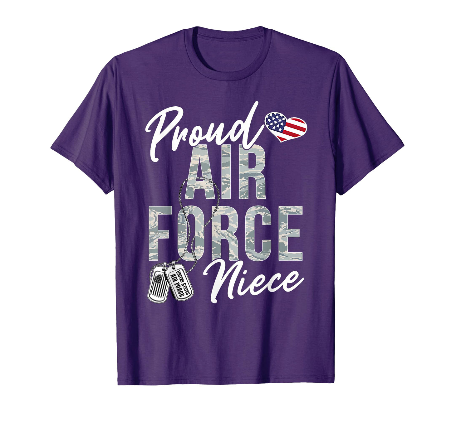 Proud Air Force Niece US Air Force Graduation Niece Tee T-Shirt