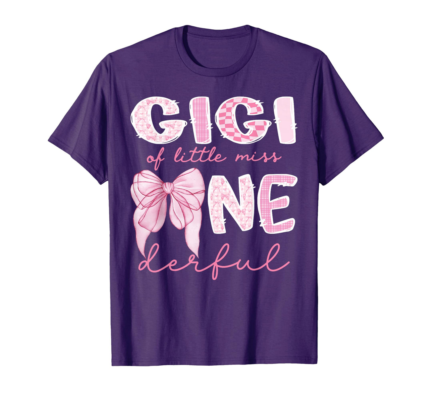 Gigi of Little Miss Onederful First Birthday Girl Coquette T-Shirt