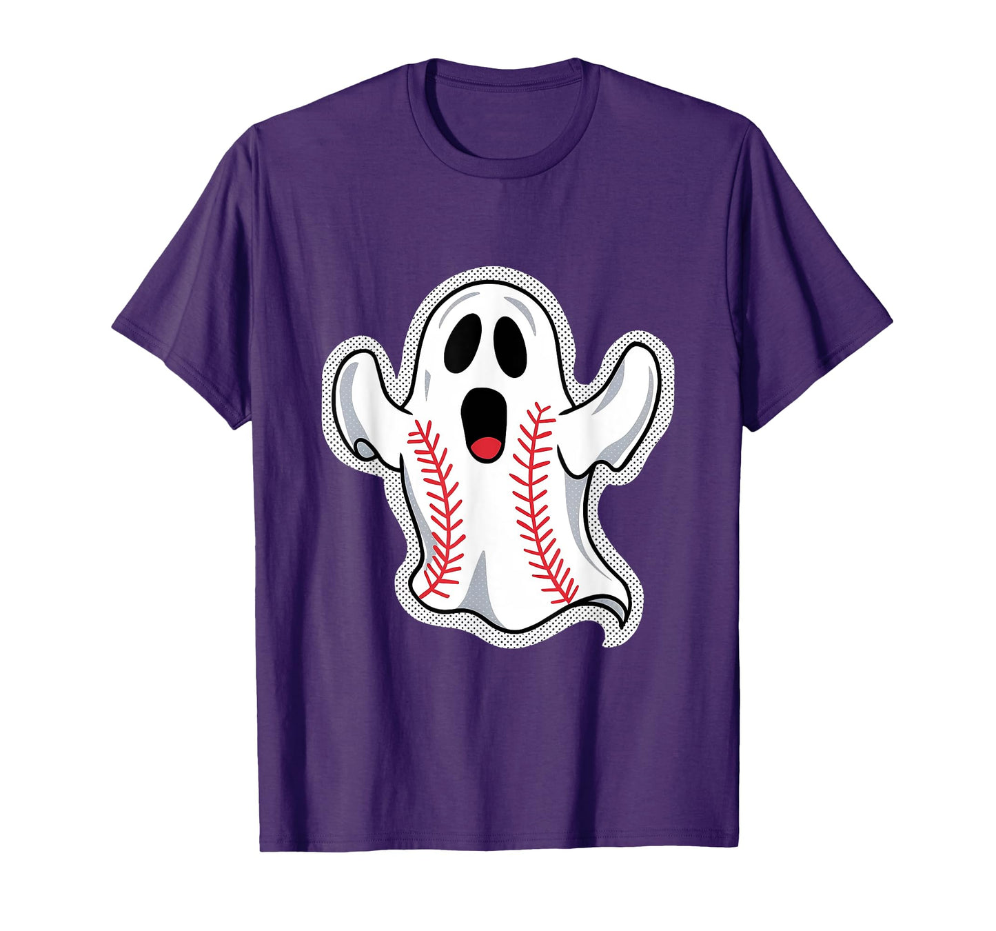 Halloween costume of a baseball ghost baseball lover T-Shirt