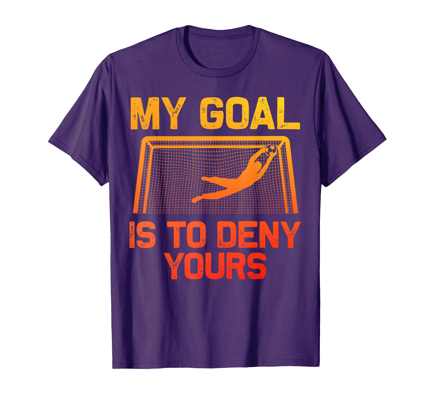 Soccer Goalie Art For Men Women Boys Girls Gag Soccer Player T-Shirt