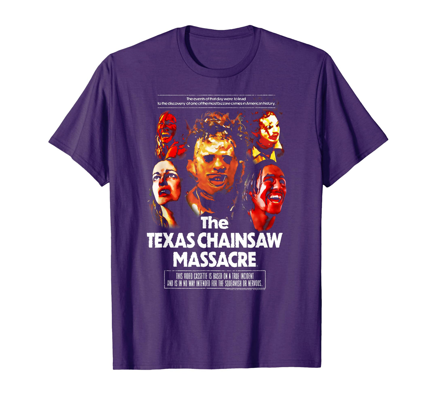 The Texas Chainsaw Massacre Horror Movie Poster T-Shirt