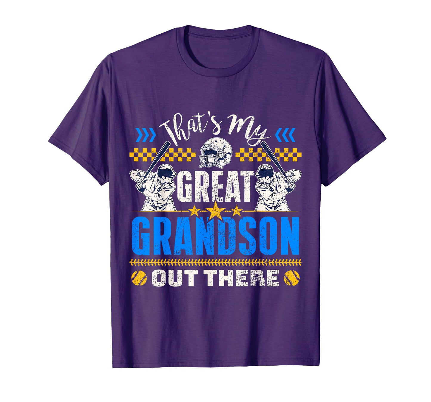 That's My Great Grandson Out There Baseball Great Grandma T-Shirt