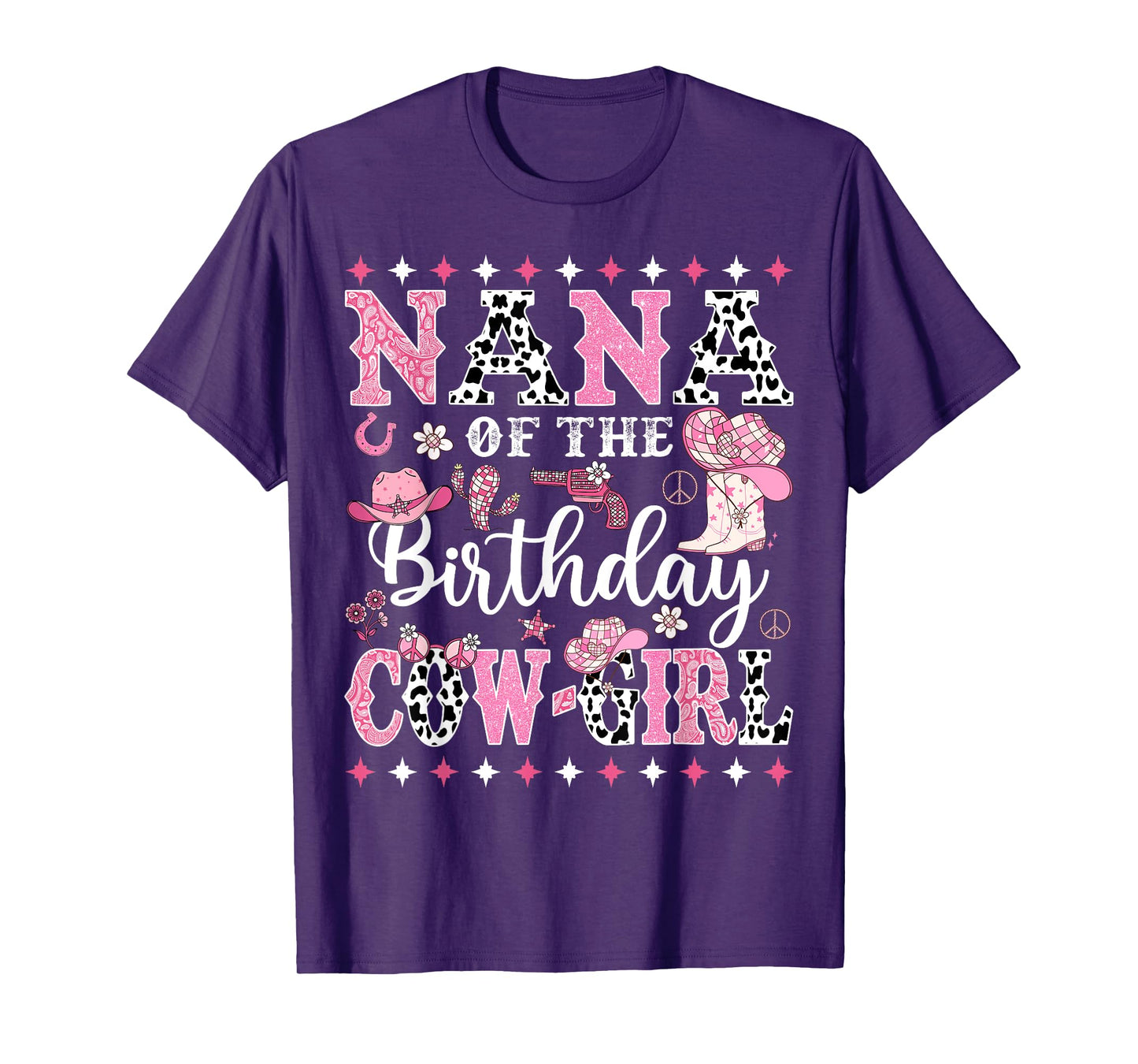 Nana Of The Birthday CowGirl Rodeo CowGirl Birthday T-Shirt