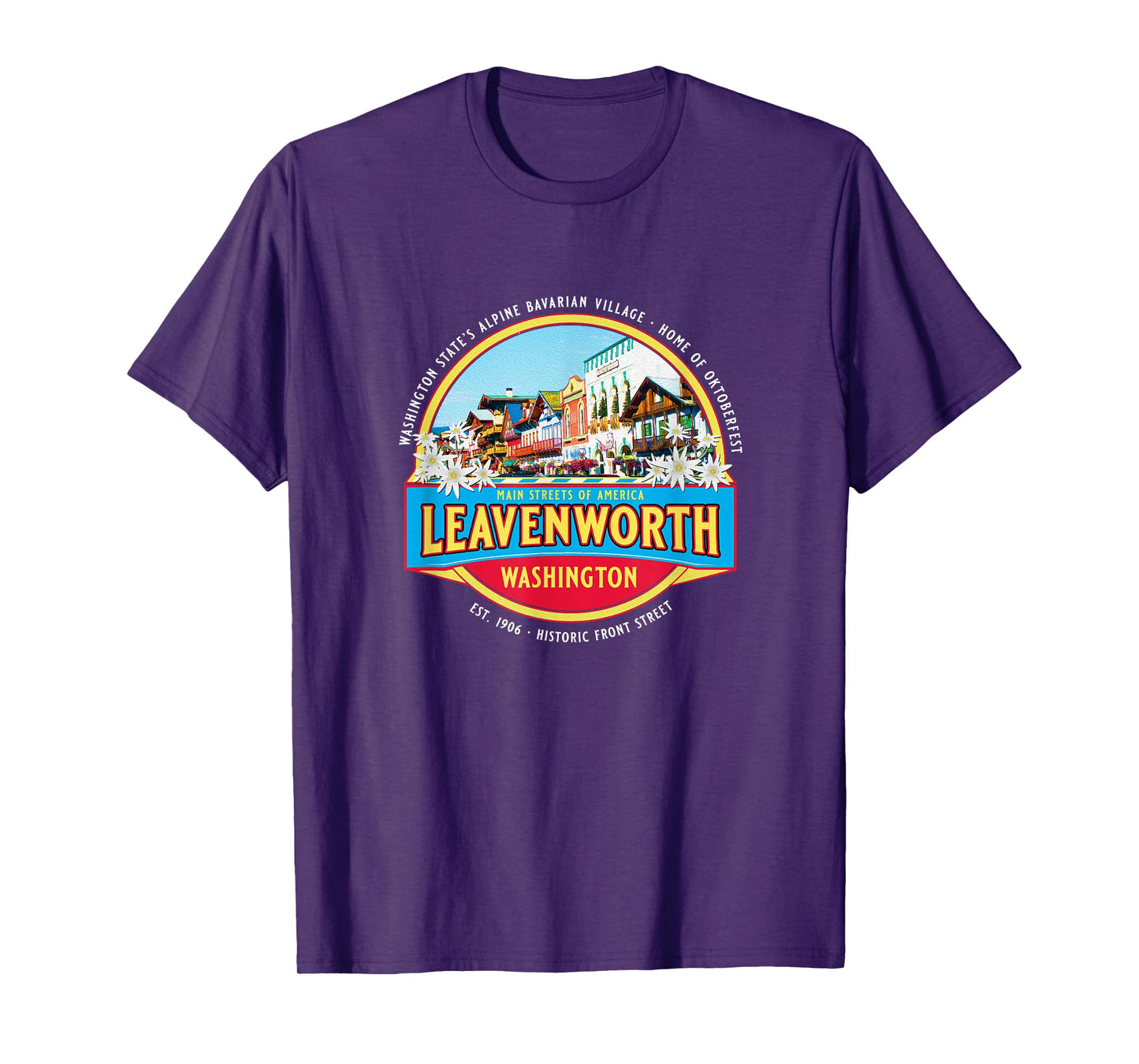 Historic Leavenworth Washington Bavarian Village Souvenir T-Shirt
