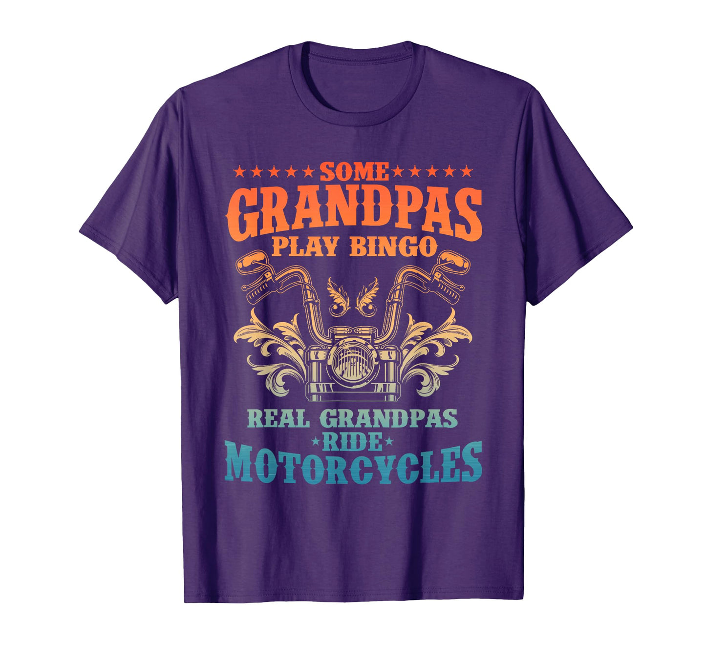 Cool Grandpa Motorcycle Design For Men Biker Motorbike Lover T-Shirt
