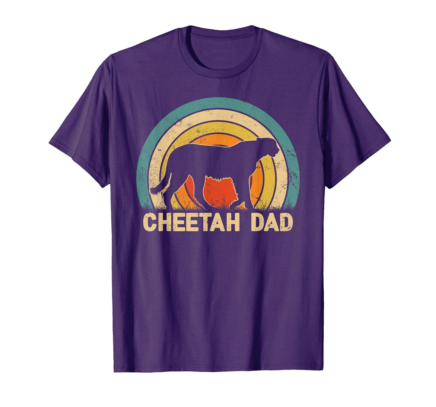 Cheetah Dad Father's Day Funny Cheetah Lover Dad Daddy T-Shirt