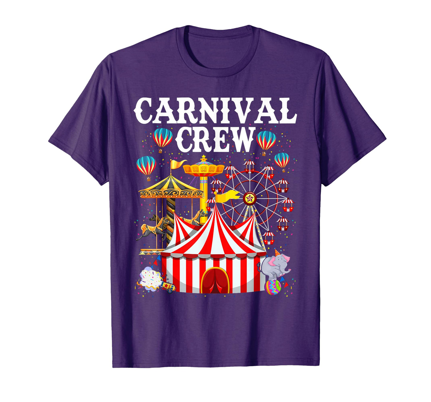 Carnival Crew for Birthday Theme Party Matching Family T-Shirt