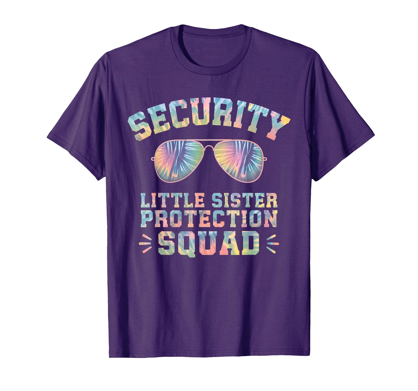 Security Little Sister Protection Squad Funny Brothers Boys T-Shirt
