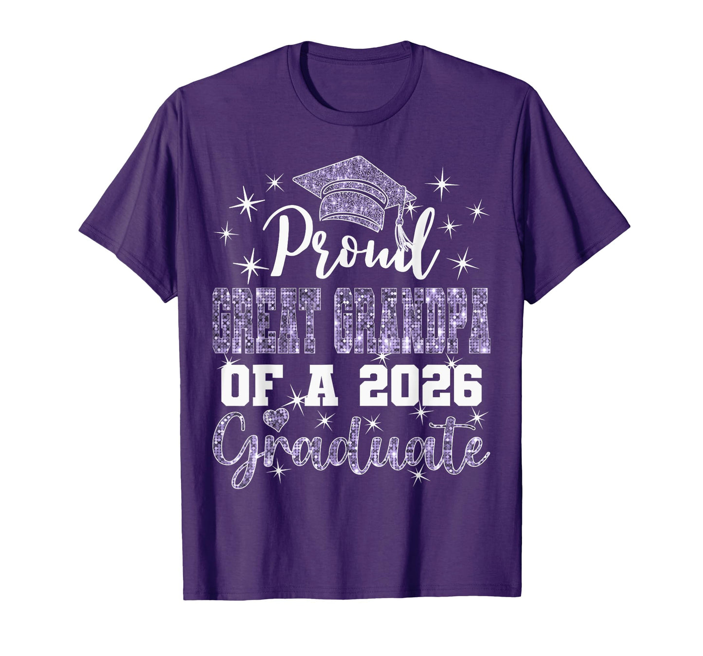 Super Proud Great Grandpa of 2026 Graduate Graduation Family T-Shirt