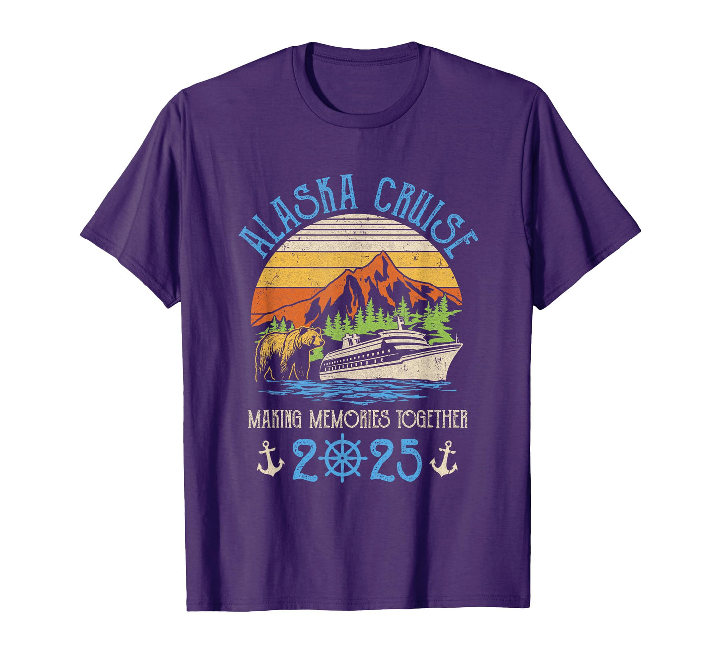 Alaska Cruise 2025 Matching Family Friends Group Alaskan T-Shirt
