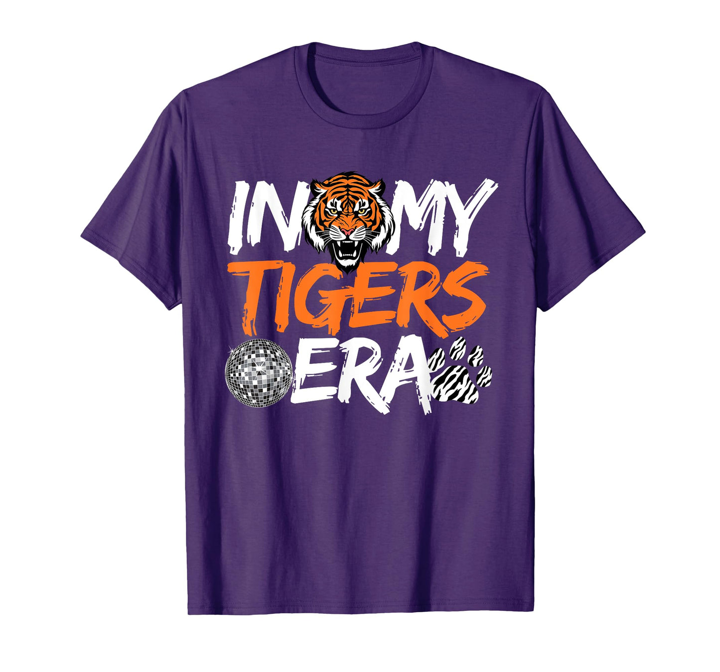 In My Tigers Era Back to School Mascot Spirit Game Vintage T-Shirt